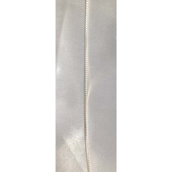 Sterling Silver 925 Plated 26 Inch Box Chain Necklace New 1/16th" Wide Lobster - Picture 3 of 4